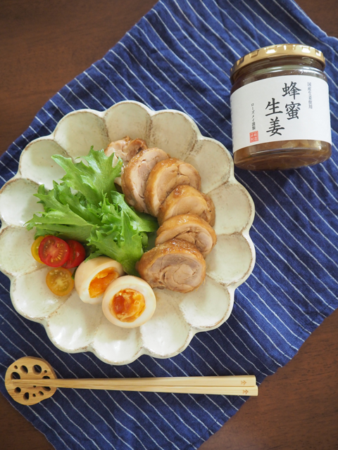 蜂蜜生姜の鶏チャーシュー02