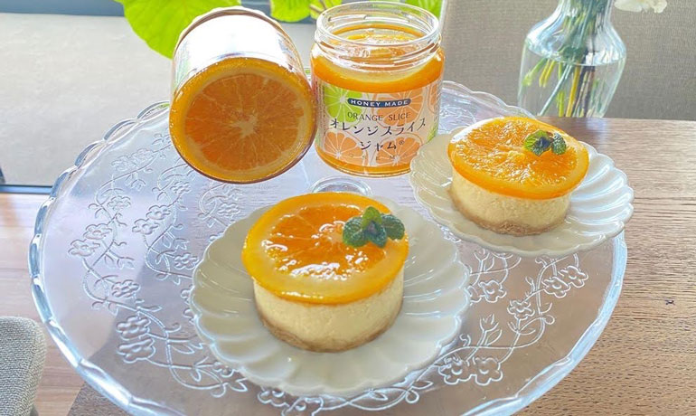 オレンジスライスジャムのnyチーズケーキ ローズメイブログ