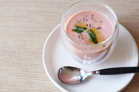 トマトの簡単冷製スープ