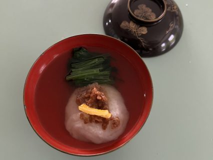 豆のちから発酵うま味噌を使ったお雑煮