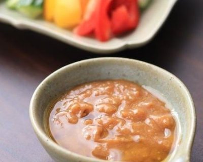 オリーブオイルでにんにく味噌